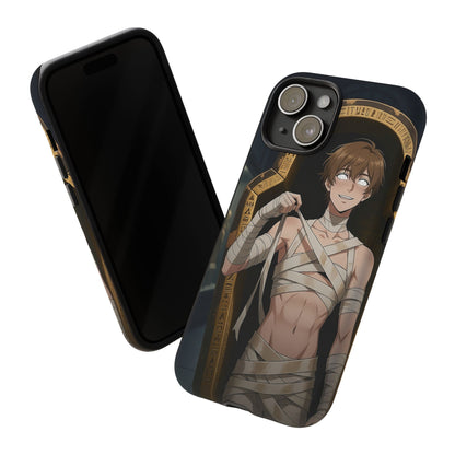Imhotep Mummy Phone Case – iPhone, Samsung Galaxy & Google Pixel | 3D Wrap Gothic Anime Cover | Yaoi Monsters