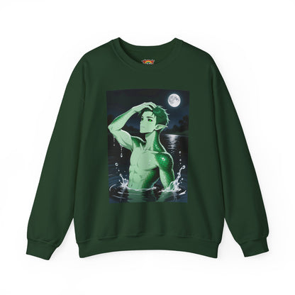 Kel Sea Creature Anime Crewneck Sweatshirt — Unisex Heavy-Blend Pullover | Yaoi Monsters