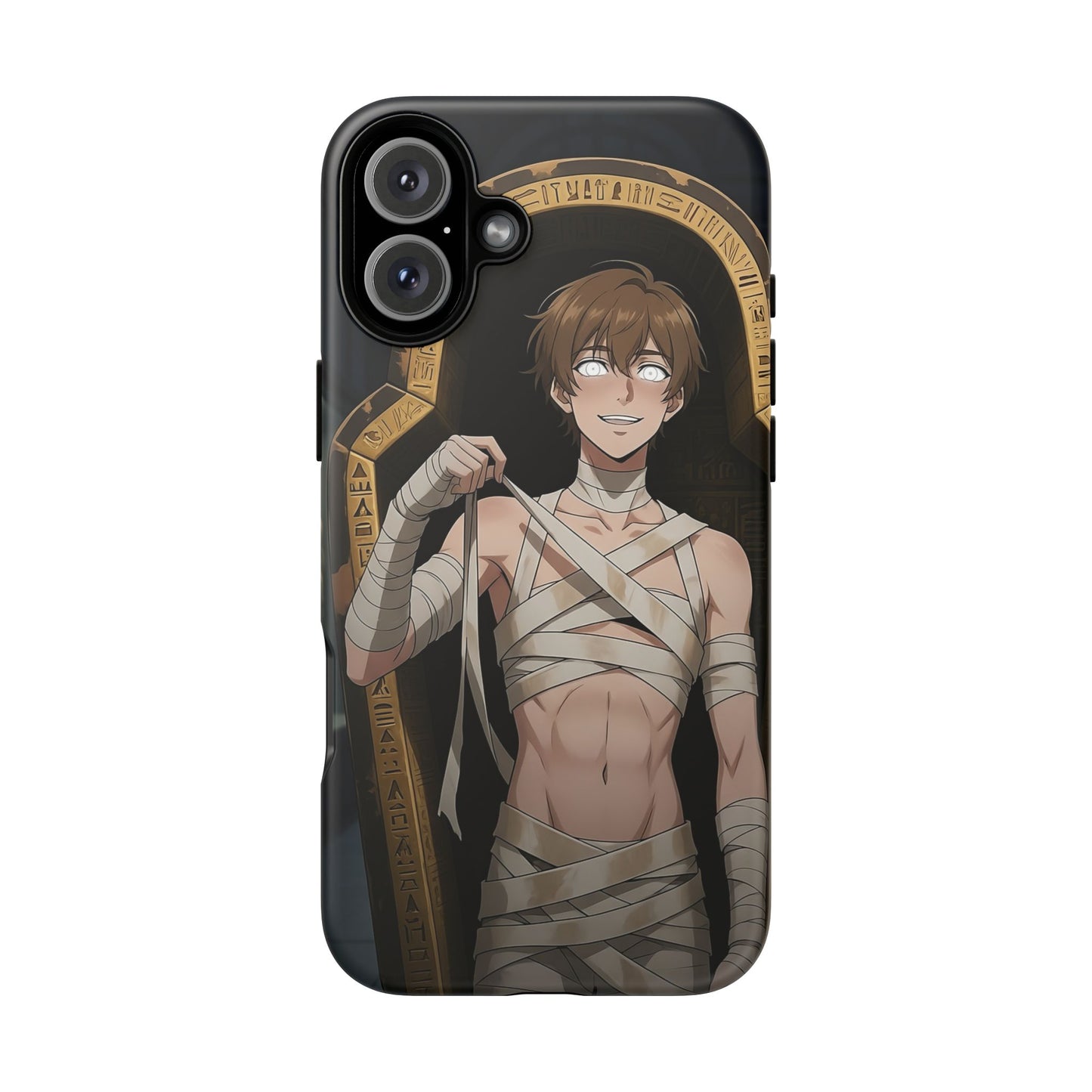 Imhotep Mummy Phone Case – iPhone, Samsung Galaxy & Google Pixel | 3D Wrap Gothic Anime Cover | Yaoi Monsters