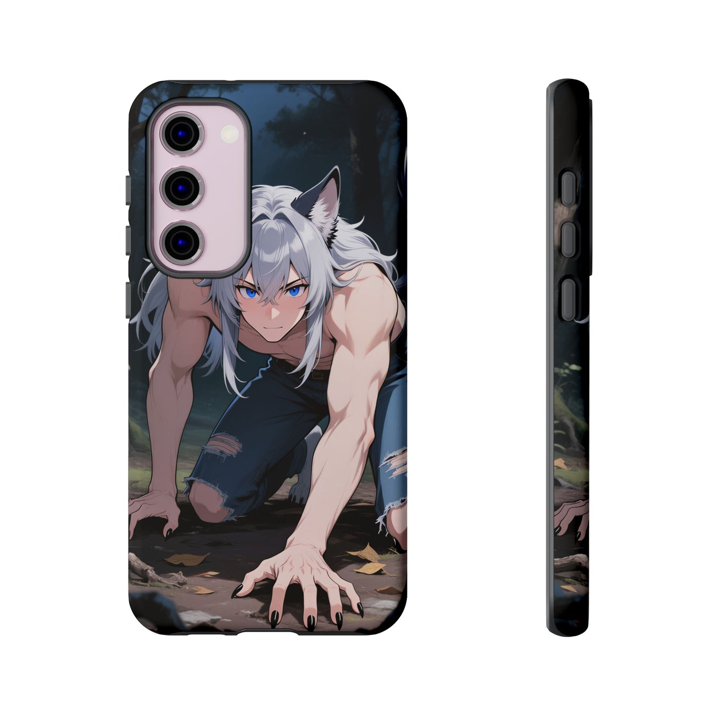 Luca Moonlit Werewolf Tough Phone Case — Anime Wolfman Cover (iPhone, Samsung Galaxy & Google Pixel) | Yaoi Monsters