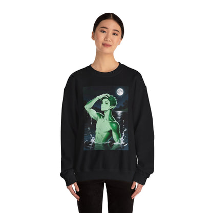 Kel Sea Creature Anime Crewneck Sweatshirt — Unisex Heavy-Blend Pullover | Yaoi Monsters