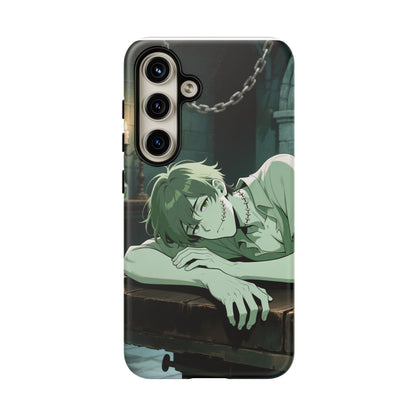 Electric Stare Frankenstein Phone Case — Anime Adam Cover (iPhone, Samsung & Pixel) | Yaoi Monsters