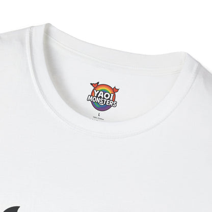 Yaoi Monsters Rainbow Logo T-Shirt | Unisex BL Anime Tee | LGBTQ+ Pride Kawaii Monster Shirt