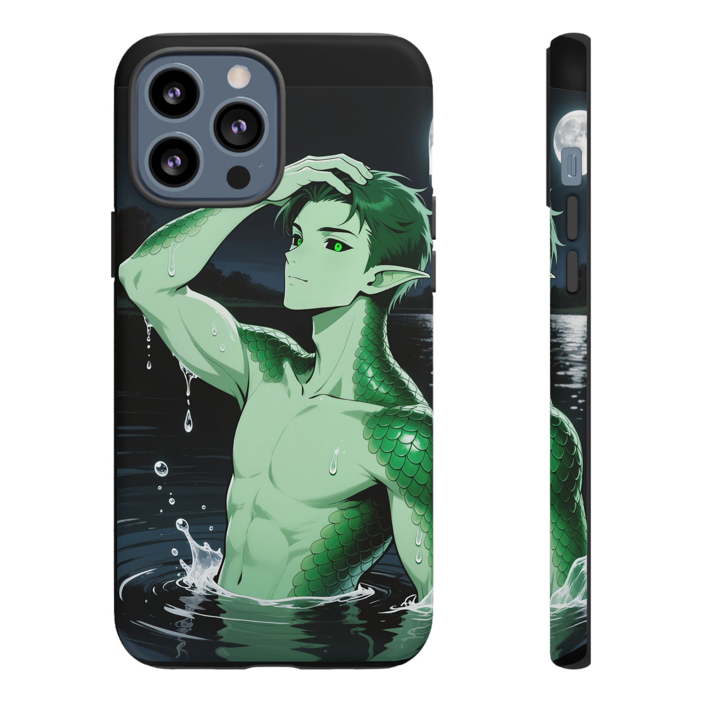 Kel Sea Creature Anime Phone Case — 3D Wrap, Shock-Absorbing (iPhone / Samsung / Pixel) | Yaoi Monsters