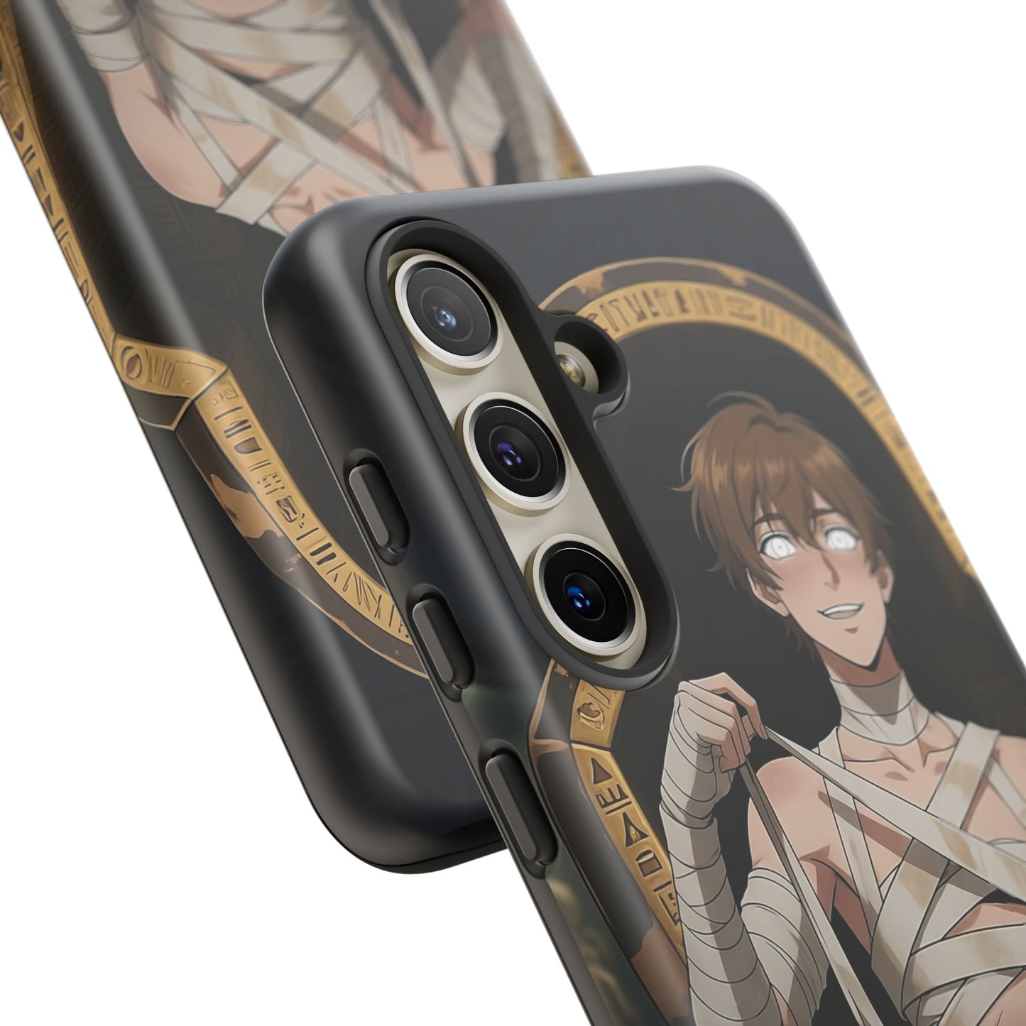 Imhotep Mummy Phone Case – iPhone, Samsung Galaxy & Google Pixel | 3D Wrap Gothic Anime Cover | Yaoi Monsters