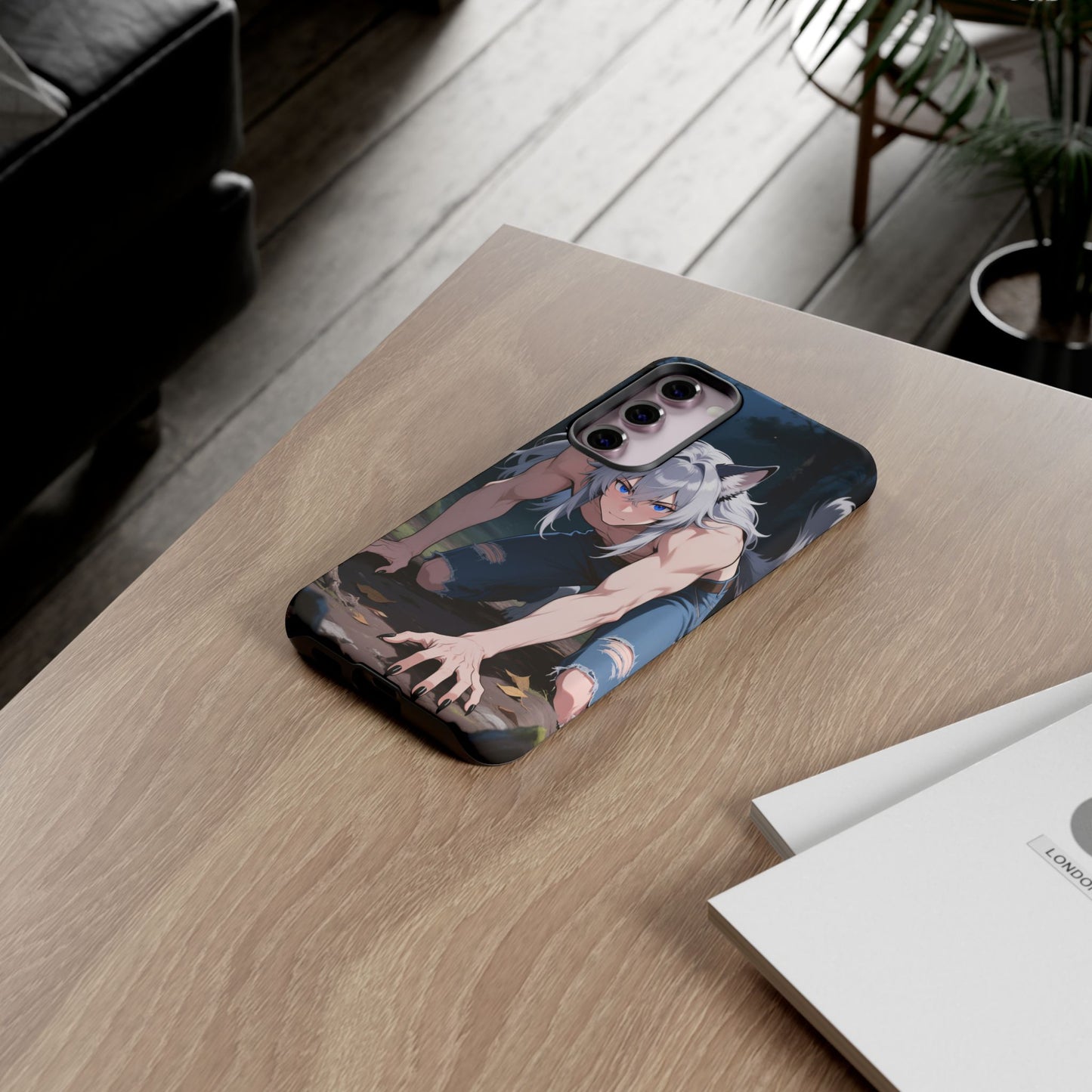 Luca Moonlit Werewolf Tough Phone Case — Anime Wolfman Cover (iPhone, Samsung Galaxy & Google Pixel) | Yaoi Monsters