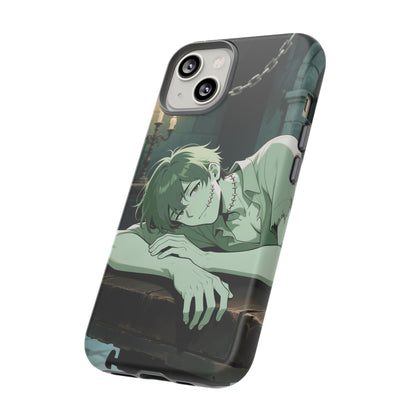 Electric Stare Frankenstein Phone Case — Anime Adam Cover (iPhone, Samsung & Pixel) | Yaoi Monsters
