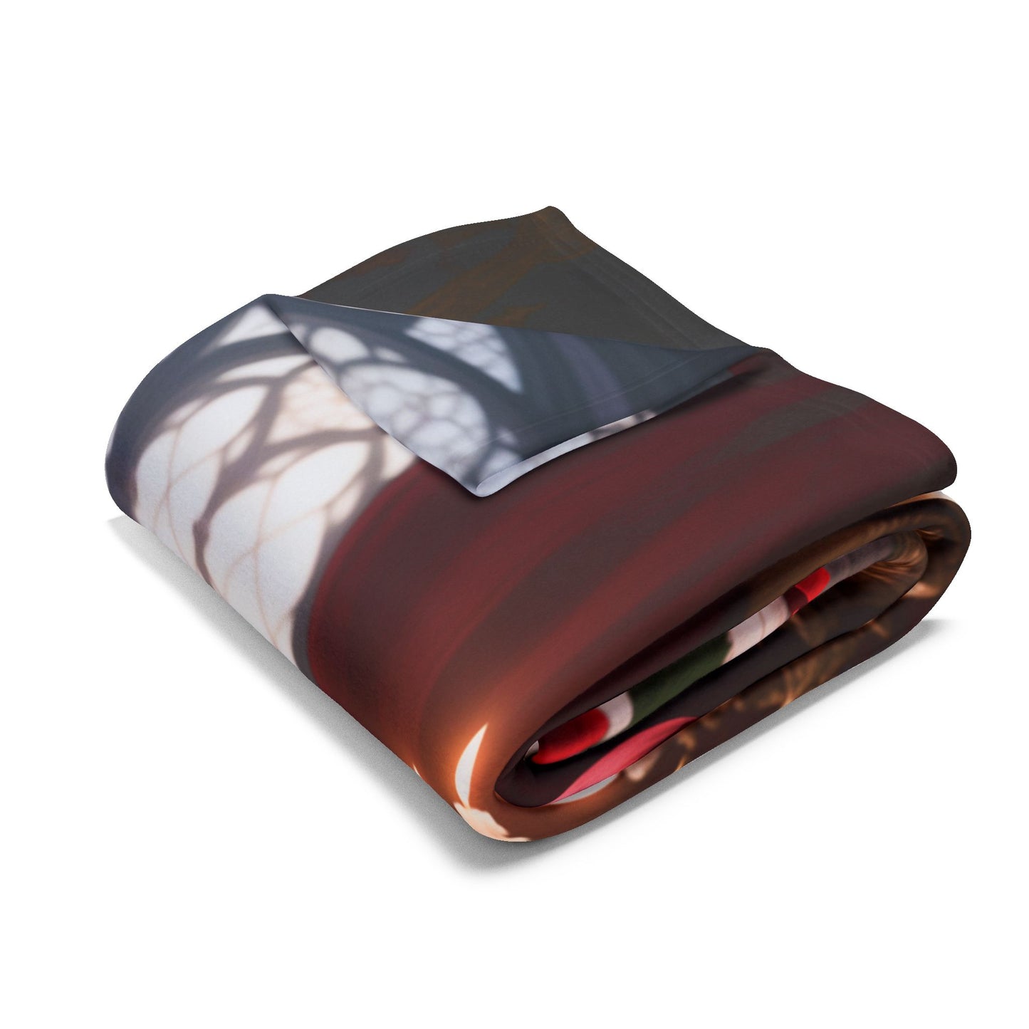 Dracula Velvet Chaise Fleece Blanket — Gothic Vampire Throw | Yaoi Monsters