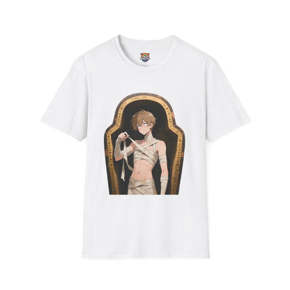 Imhotep Mummy Heartthrob Unisex T-Shirt — Gothic Anime Monster Streetwear | Yaoi Monsters