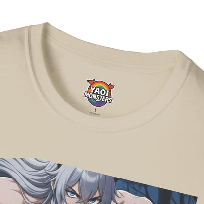 Enemies to Lovers Luca x Imhotep Unisex T-Shirt — Werewolf x Mummy BL Anime Tee | Yaoi Monsters