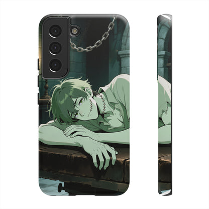 Electric Stare Frankenstein Phone Case — Anime Adam Cover (iPhone, Samsung & Pixel) | Yaoi Monsters
