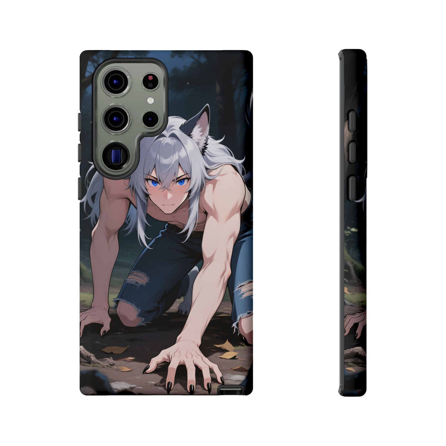 Luca Moonlit Werewolf Tough Phone Case — Anime Wolfman Cover (iPhone, Samsung Galaxy & Google Pixel) | Yaoi Monsters