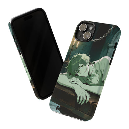 Electric Stare Frankenstein Phone Case — Anime Adam Cover (iPhone, Samsung & Pixel) | Yaoi Monsters