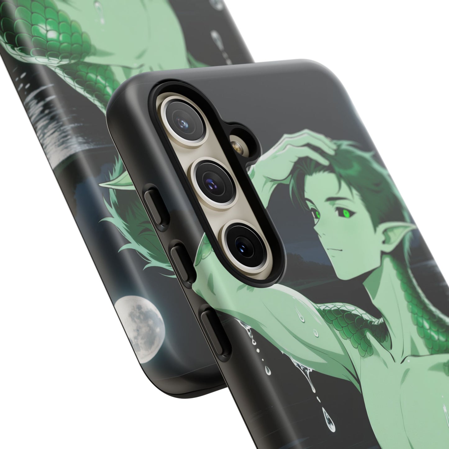 Kel Sea Creature Anime Phone Case — 3D Wrap, Shock-Absorbing (iPhone / Samsung / Pixel) | Yaoi Monsters