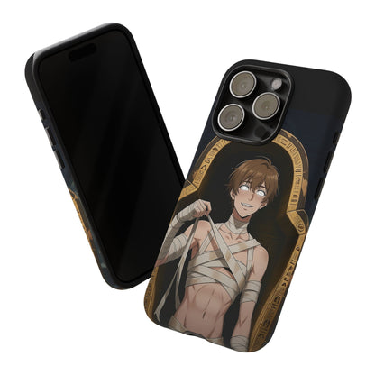 Imhotep Mummy Phone Case – iPhone, Samsung Galaxy & Google Pixel | 3D Wrap Gothic Anime Cover | Yaoi Monsters