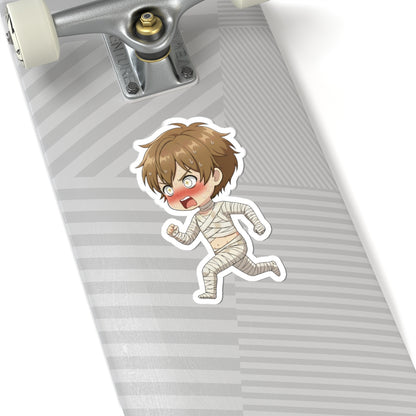 Cutie Monsters Imhotep “Love Panic” Vinyl Sticker – Running Away Right