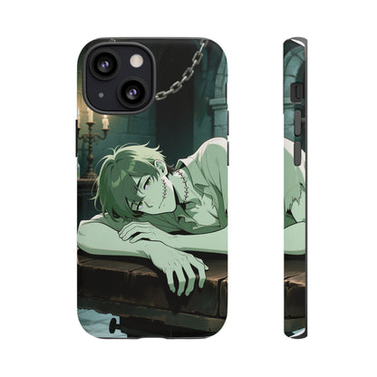 Electric Stare Frankenstein Phone Case — Anime Adam Cover (iPhone, Samsung & Pixel) | Yaoi Monsters