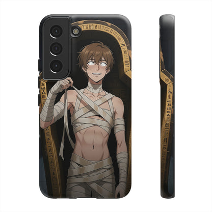 Imhotep Mummy Phone Case – iPhone, Samsung Galaxy & Google Pixel | 3D Wrap Gothic Anime Cover | Yaoi Monsters