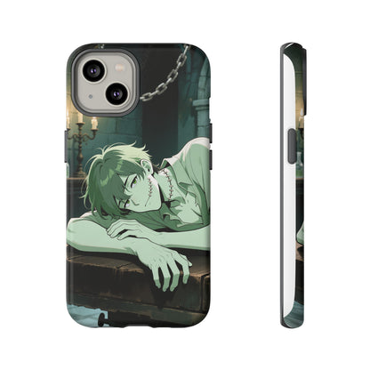 Electric Stare Frankenstein Phone Case — Anime Adam Cover (iPhone, Samsung & Pixel) | Yaoi Monsters