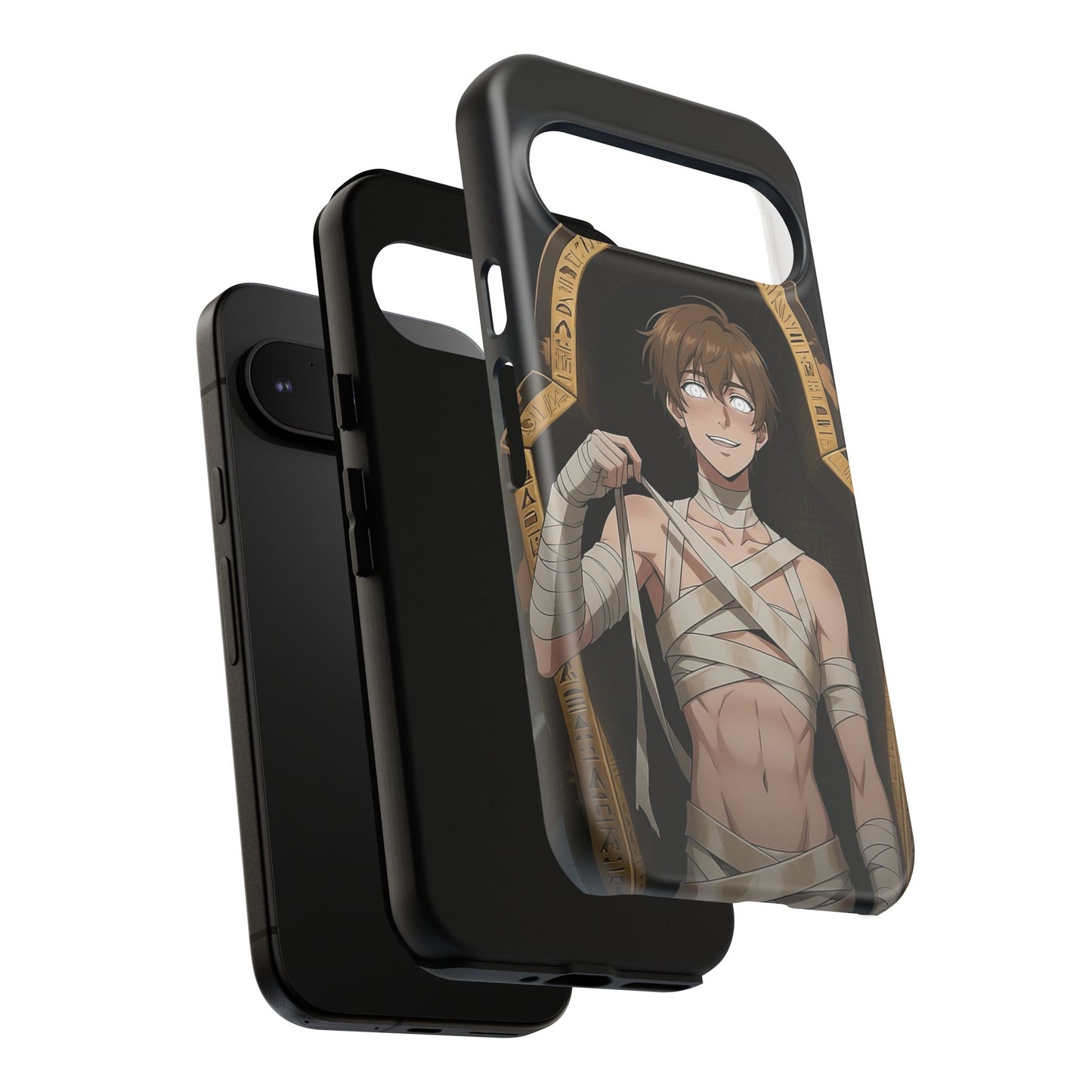 Imhotep Mummy Phone Case – iPhone, Samsung Galaxy & Google Pixel | 3D Wrap Gothic Anime Cover | Yaoi Monsters