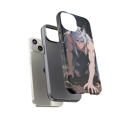 Luca Moonlit Werewolf Tough Phone Case — Anime Wolfman Cover (iPhone, Samsung Galaxy & Google Pixel) | Yaoi Monsters