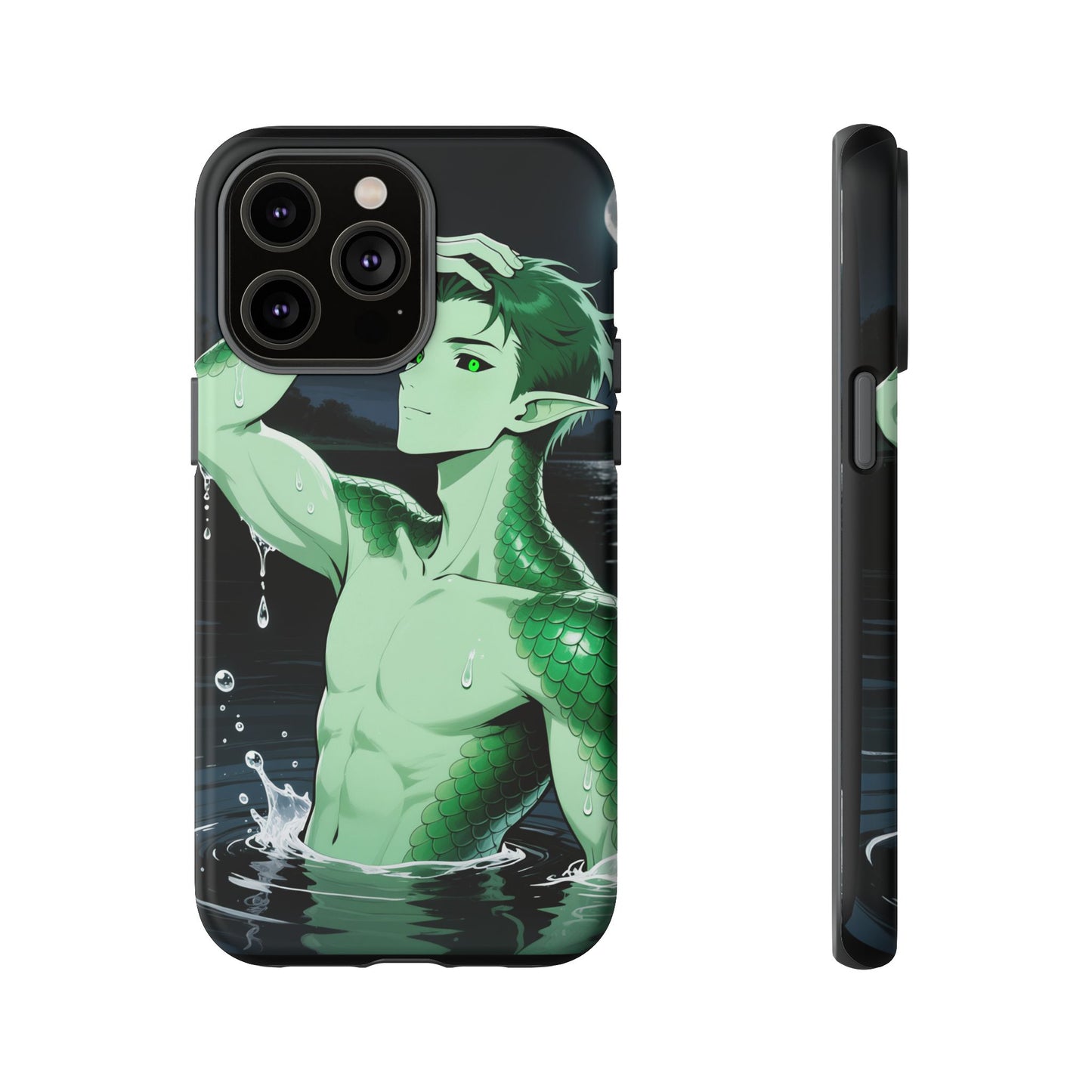 Kel Sea Creature Anime Phone Case — 3D Wrap, Shock-Absorbing (iPhone / Samsung / Pixel) | Yaoi Monsters