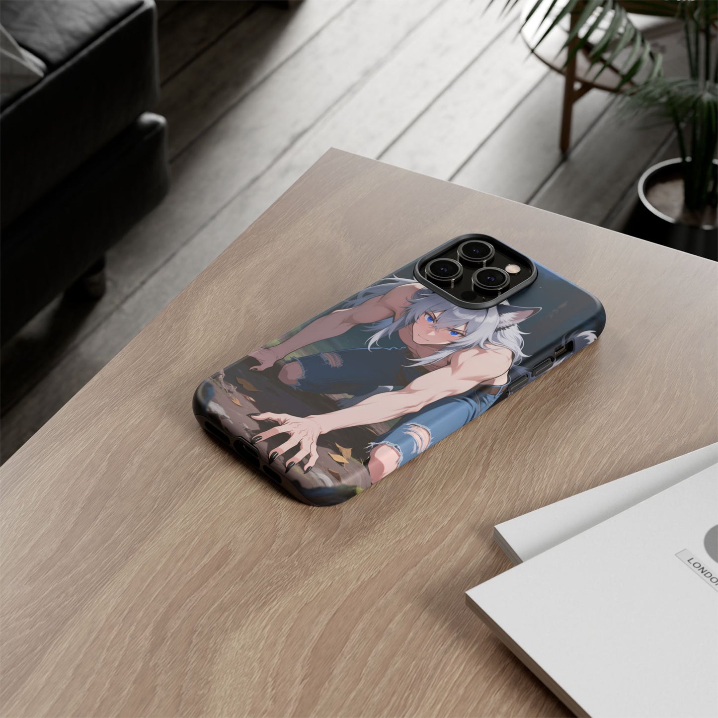 Luca Moonlit Werewolf Tough Phone Case — Anime Wolfman Cover (iPhone, Samsung Galaxy & Google Pixel) | Yaoi Monsters