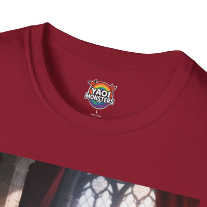 Dracula Velvet Chaise Unisex T-Shirt — Gothic Vampire Anime Tee | Yaoi Monsters