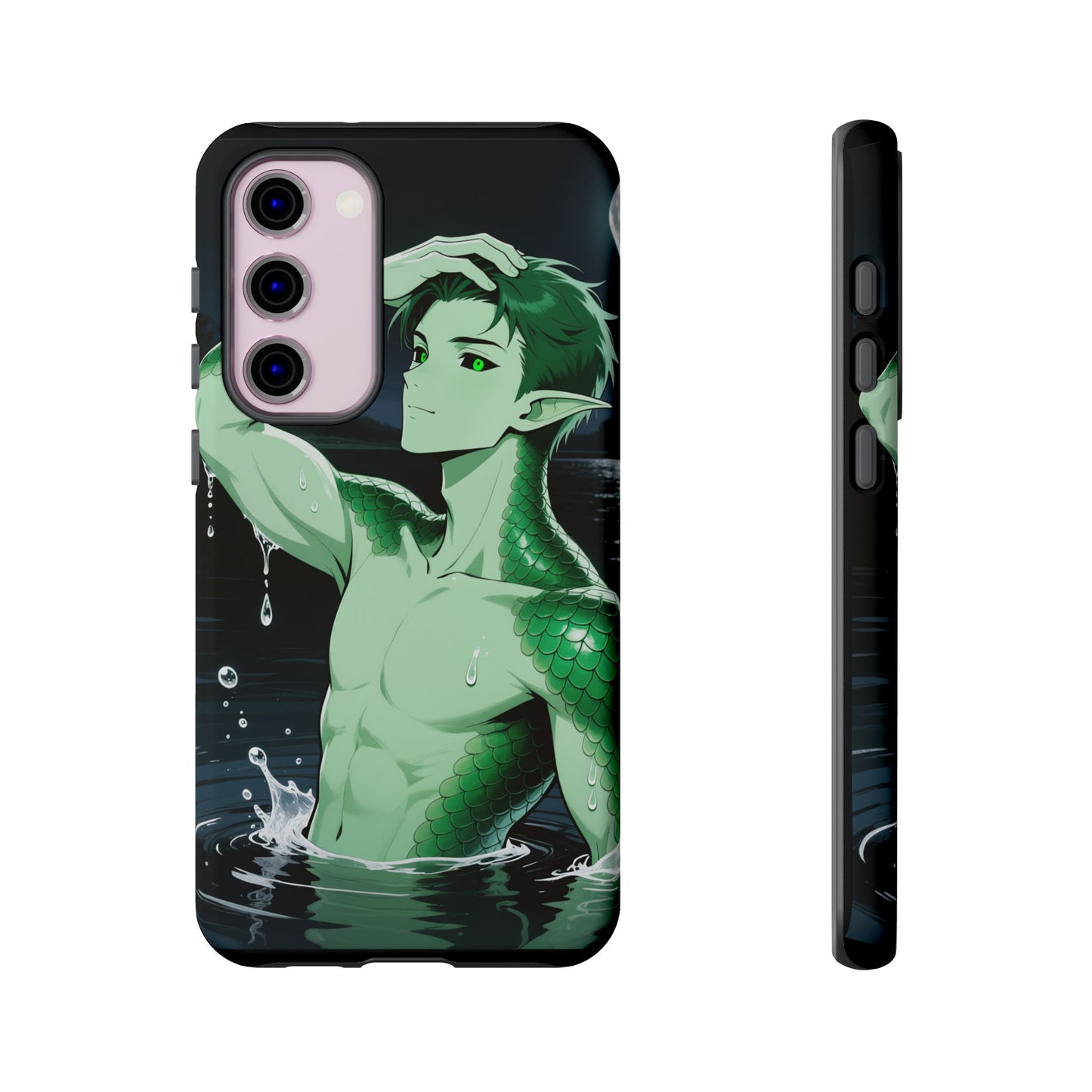 Kel Sea Creature Anime Phone Case — 3D Wrap, Shock-Absorbing (iPhone / Samsung / Pixel) | Yaoi Monsters