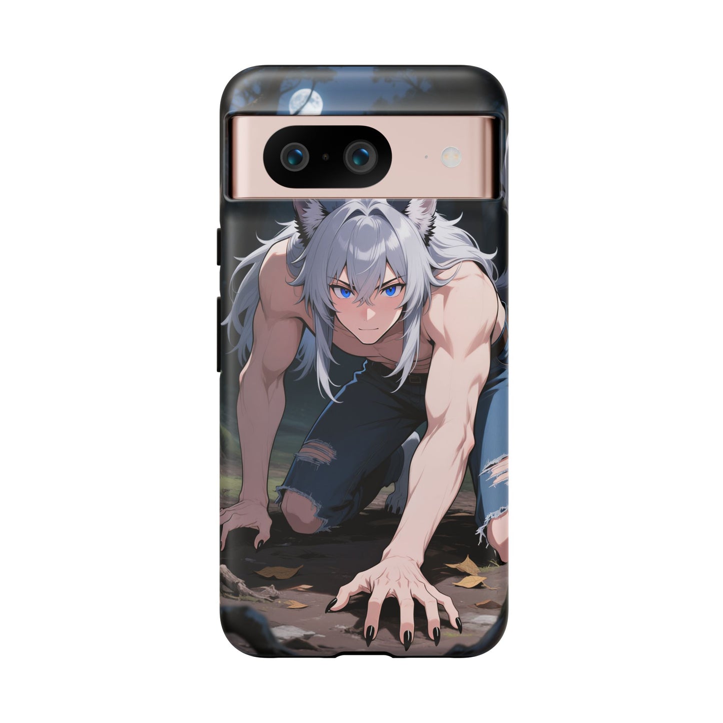 Luca Moonlit Werewolf Tough Phone Case — Anime Wolfman Cover (iPhone, Samsung Galaxy & Google Pixel) | Yaoi Monsters