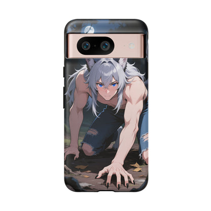 Luca Moonlit Werewolf Tough Phone Case — Anime Wolfman Cover (iPhone, Samsung Galaxy & Google Pixel) | Yaoi Monsters