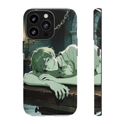 Electric Stare Frankenstein Phone Case — Anime Adam Cover (iPhone, Samsung & Pixel) | Yaoi Monsters