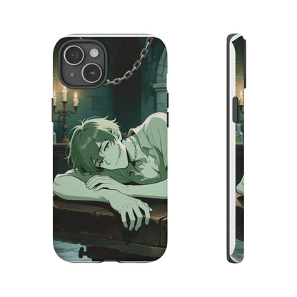 Electric Stare Frankenstein Phone Case — Anime Adam Cover (iPhone, Samsung & Pixel) | Yaoi Monsters