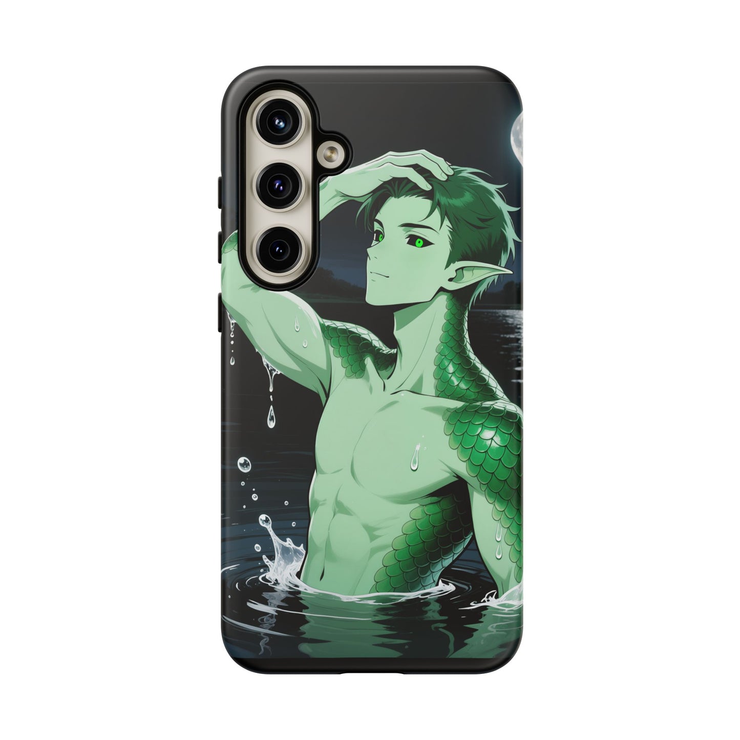 Kel Sea Creature Anime Phone Case — 3D Wrap, Shock-Absorbing (iPhone / Samsung / Pixel) | Yaoi Monsters