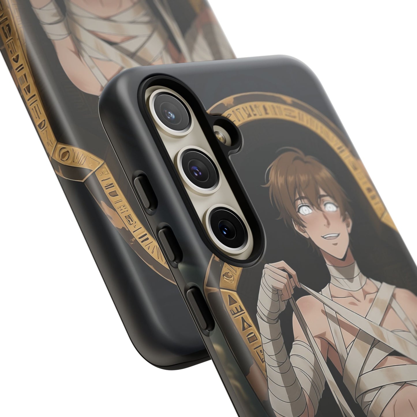 Imhotep Mummy Phone Case – iPhone, Samsung Galaxy & Google Pixel | 3D Wrap Gothic Anime Cover | Yaoi Monsters