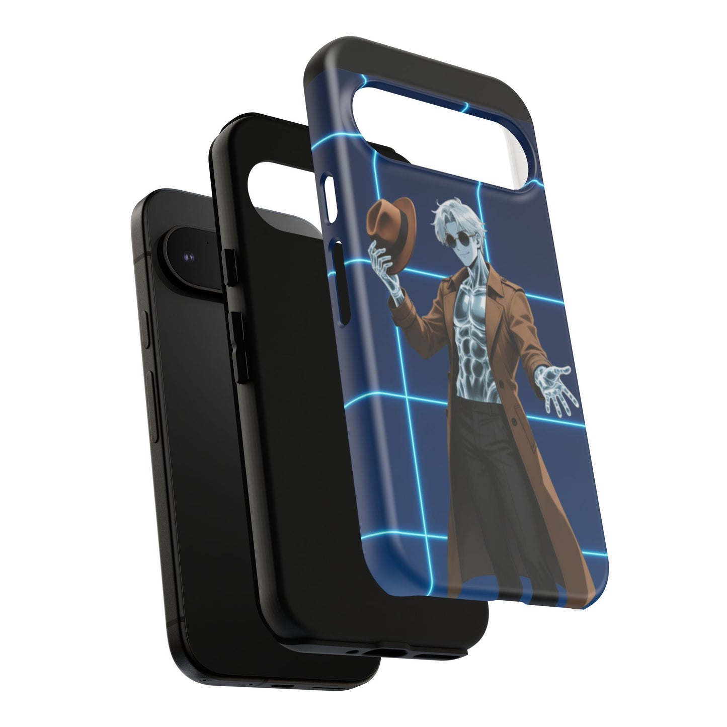 Theodore Marvel Invisible Man Anime Phone Case – iPhone, Samsung & Google Pixel (3D Wrap, Shock-Absorbing) | Yaoi Monsters