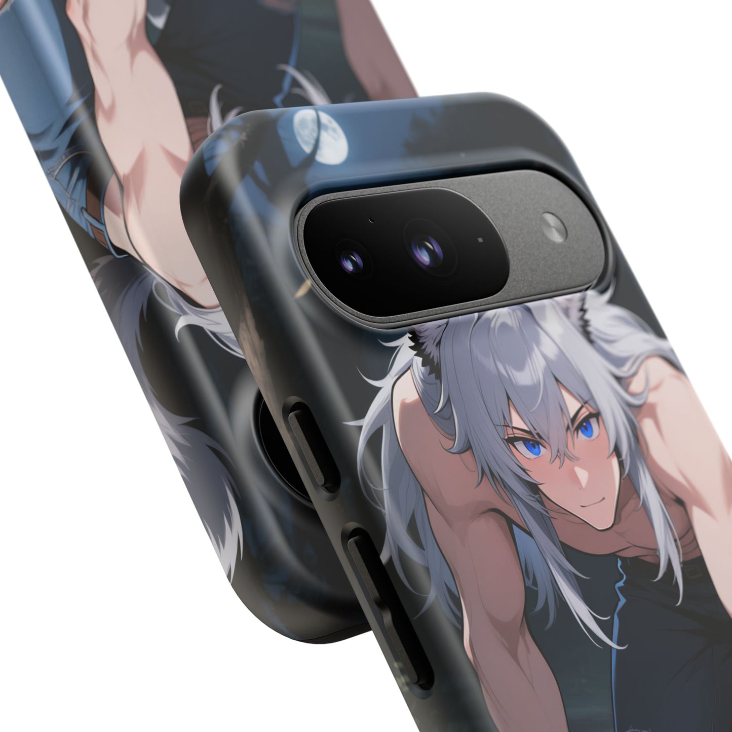 Luca Moonlit Werewolf Tough Phone Case — Anime Wolfman Cover (iPhone, Samsung Galaxy & Google Pixel) | Yaoi Monsters