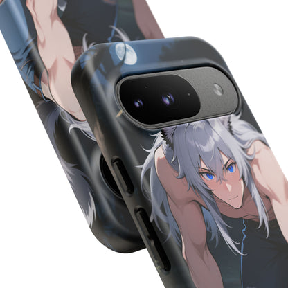 Luca Moonlit Werewolf Tough Phone Case — Anime Wolfman Cover (iPhone, Samsung Galaxy & Google Pixel) | Yaoi Monsters