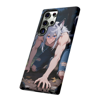 Luca Moonlit Werewolf Tough Phone Case — Anime Wolfman Cover (iPhone, Samsung Galaxy & Google Pixel) | Yaoi Monsters