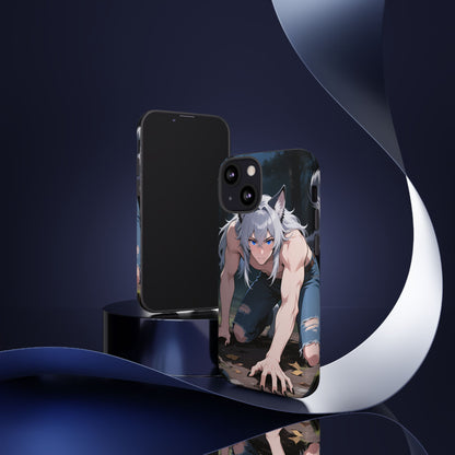 Luca Moonlit Werewolf Tough Phone Case — Anime Wolfman Cover (iPhone, Samsung Galaxy & Google Pixel) | Yaoi Monsters