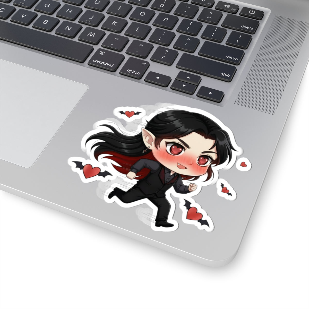 Cutie Monsters Dracula “Love Chase” Vinyl Sticker – Facing Left