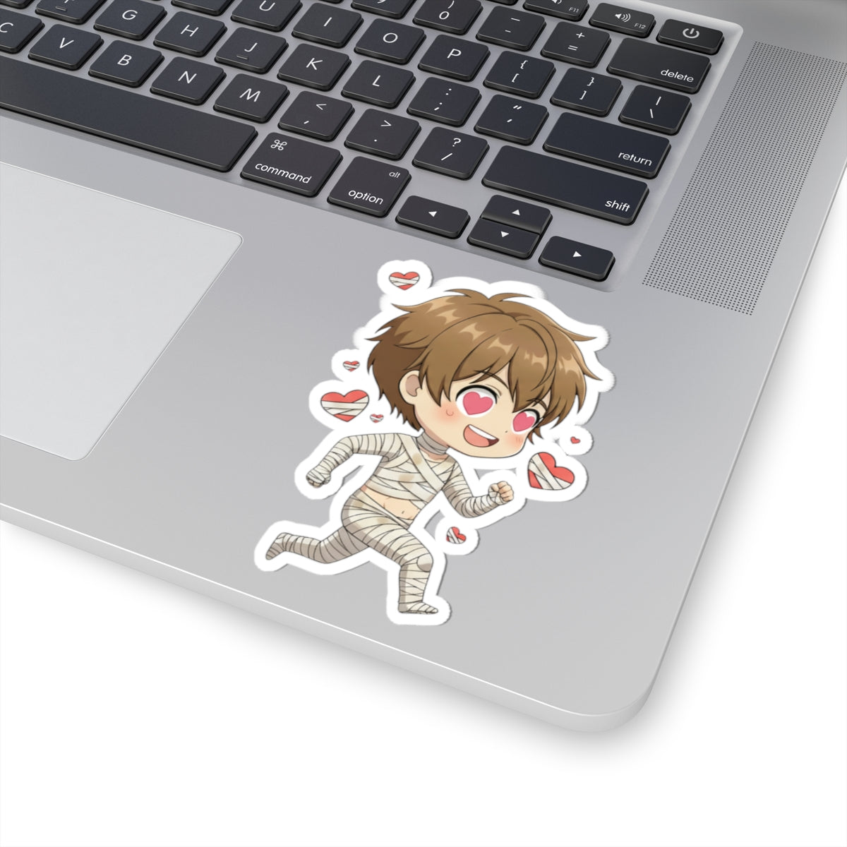 Cutie Monsters Imhotep “Love Chase” Vinyl Sticker – Facing Left