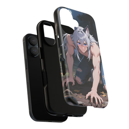 Luca Moonlit Werewolf Tough Phone Case — Anime Wolfman Cover (iPhone, Samsung Galaxy & Google Pixel) | Yaoi Monsters
