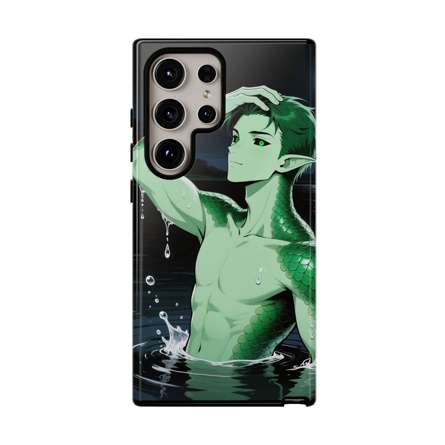 Kel Sea Creature Anime Phone Case — 3D Wrap, Shock-Absorbing (iPhone / Samsung / Pixel) | Yaoi Monsters