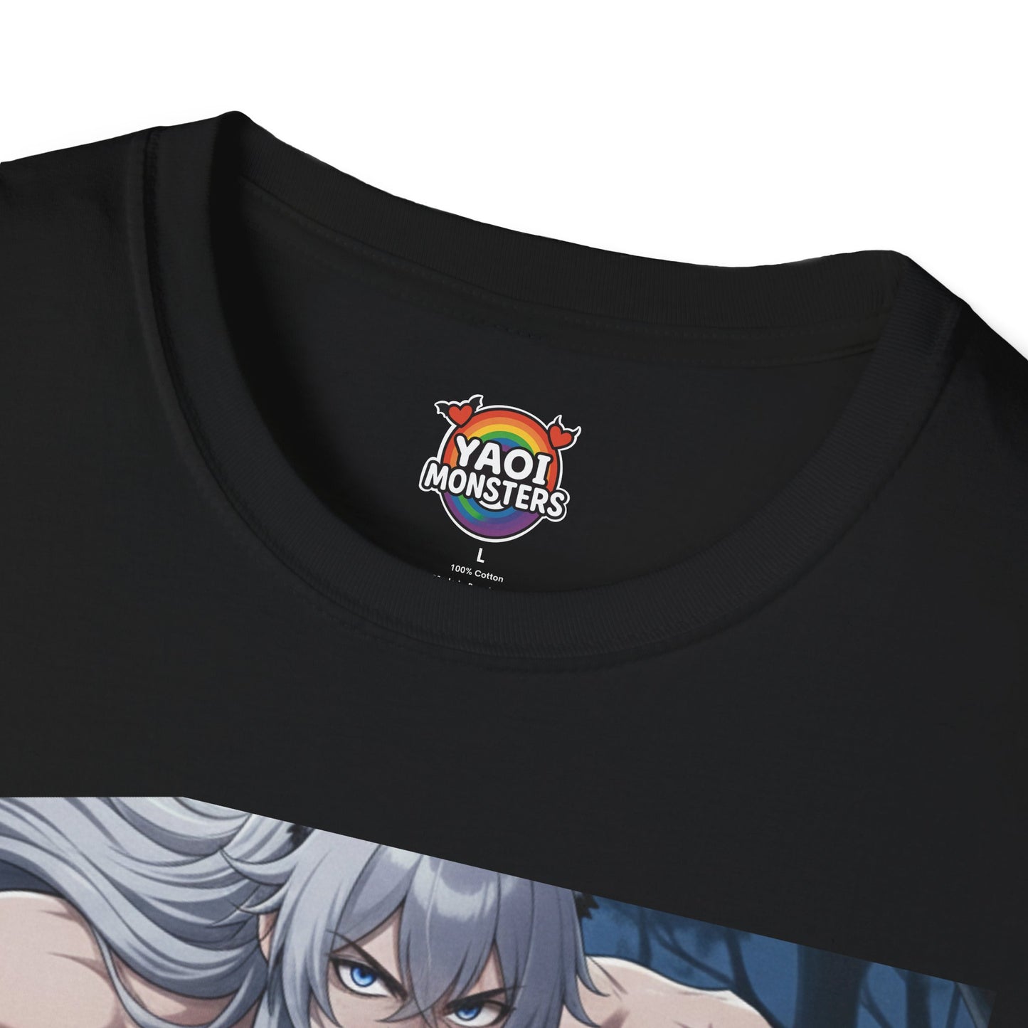 Enemies to Lovers Luca x Imhotep Unisex T-Shirt — Werewolf x Mummy BL Anime Tee | Yaoi Monsters