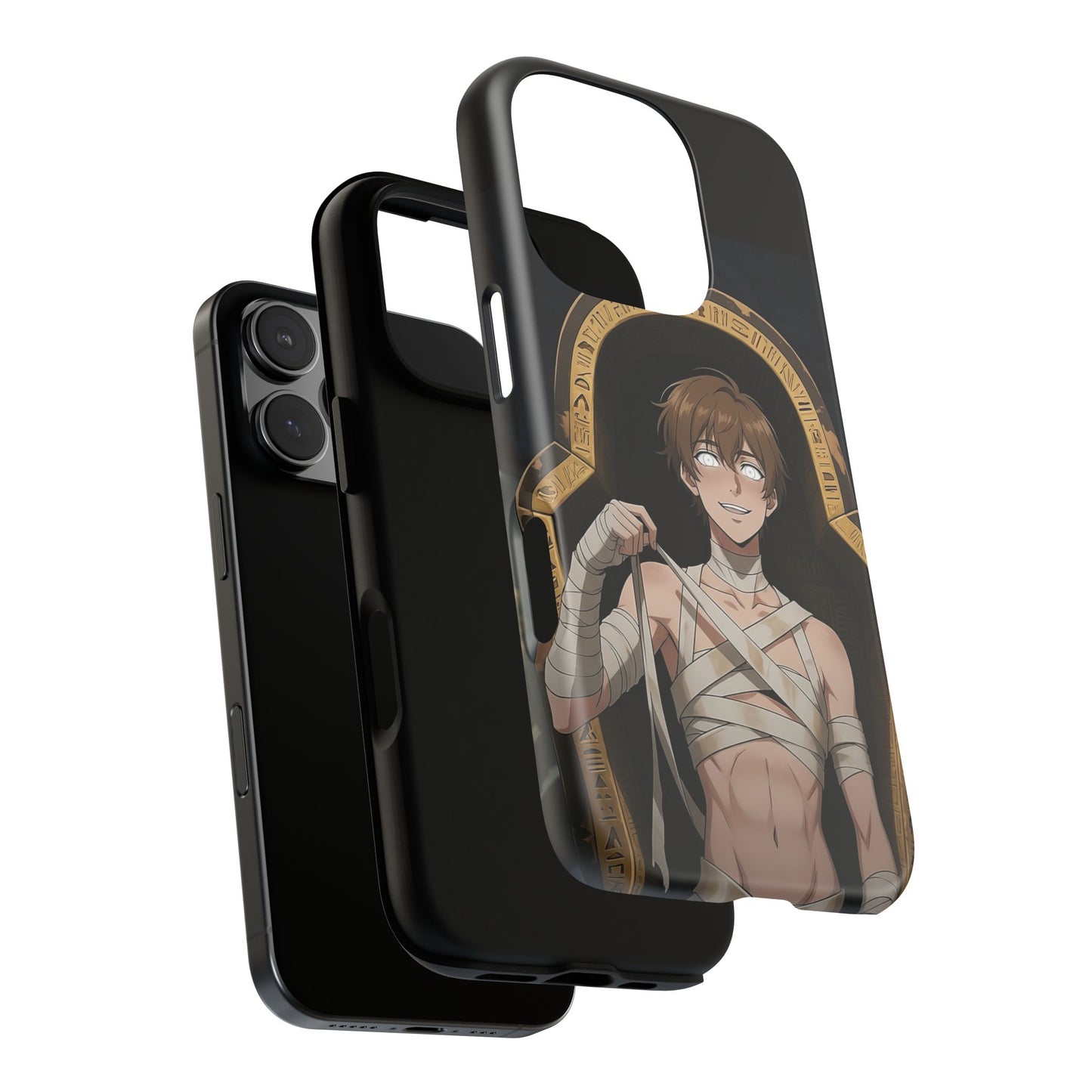 Imhotep Mummy Phone Case – iPhone, Samsung Galaxy & Google Pixel | 3D Wrap Gothic Anime Cover | Yaoi Monsters