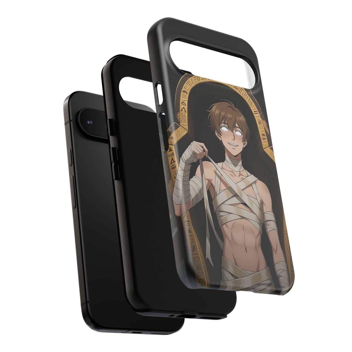 Imhotep Mummy Phone Case – iPhone, Samsung Galaxy & Google Pixel | 3D Wrap Gothic Anime Cover | Yaoi Monsters