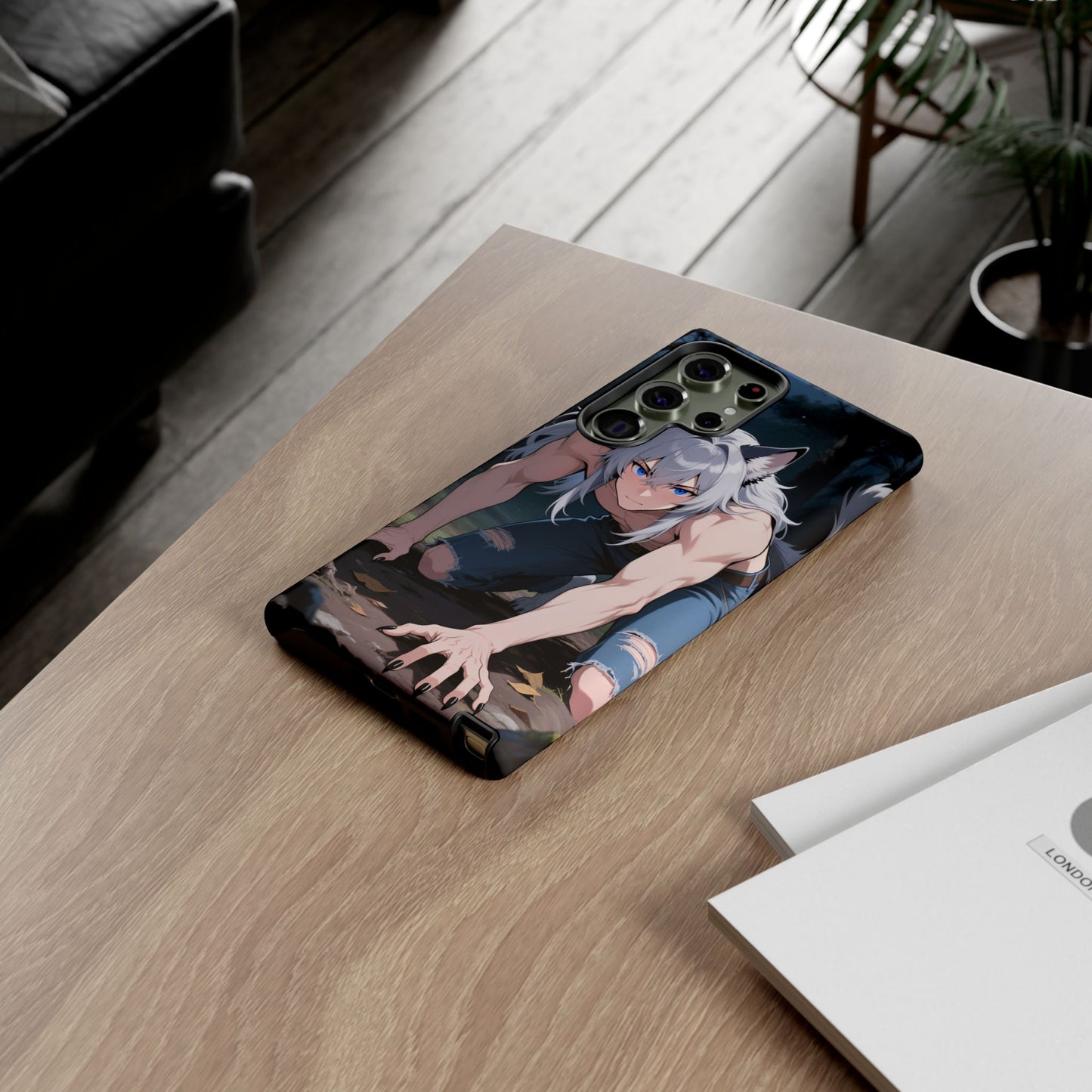 Luca Moonlit Werewolf Tough Phone Case — Anime Wolfman Cover (iPhone, Samsung Galaxy & Google Pixel) | Yaoi Monsters