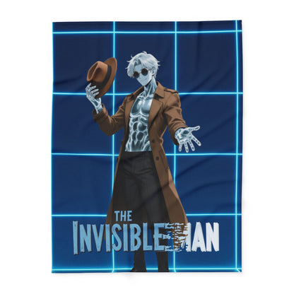 Theodore Marvel Invisible Man Lab Fleece Blanket — Anime Invisible Man Throw | Yaoi Monsters