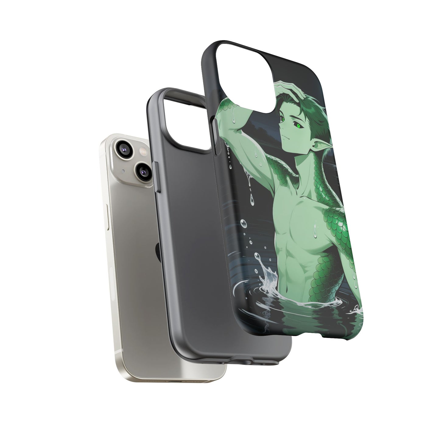 Kel Sea Creature Anime Phone Case — 3D Wrap, Shock-Absorbing (iPhone / Samsung / Pixel) | Yaoi Monsters